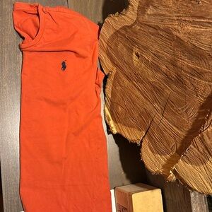 Men’s burnt orange polo t shirt medium